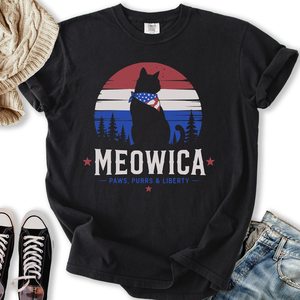 Paws Purrs Liberty - Adult & Kids T-Shirts, Sweatshirts & Hoodies apparel design preview 1