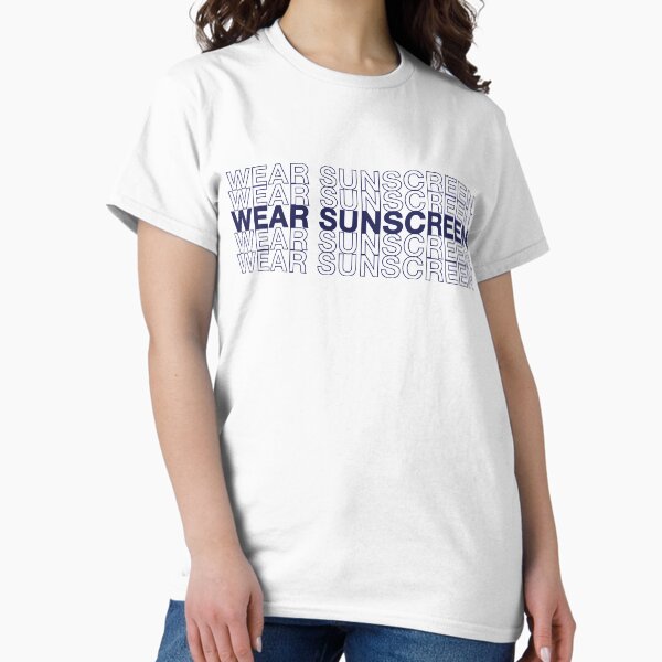 Wear Sunscreen - Adult & Kids T-Shirts, Sweatshirts & Hoodies apparel design preview 1