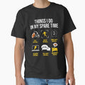 Football Things I do in my spare time - Adult & Kids T-Shirts, Sweatshirts & Hoodies apparel design preview 1