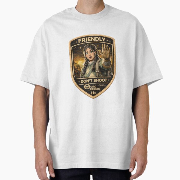 Arc Raiders Friendly Don't Shoot - Adult & Kids T-Shirts, Sweatshirts & Hoodies apparel design preview 1