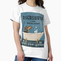 Dachshund And Co Bath Soap Canvas Poster - Adult & Kids T-Shirts, Sweatshirts & Hoodies apparel design preview 1