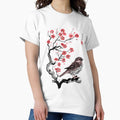 Little Sparrow sumi-e - Adult & Kids T-Shirts, Sweatshirts & Hoodies apparel design preview 1