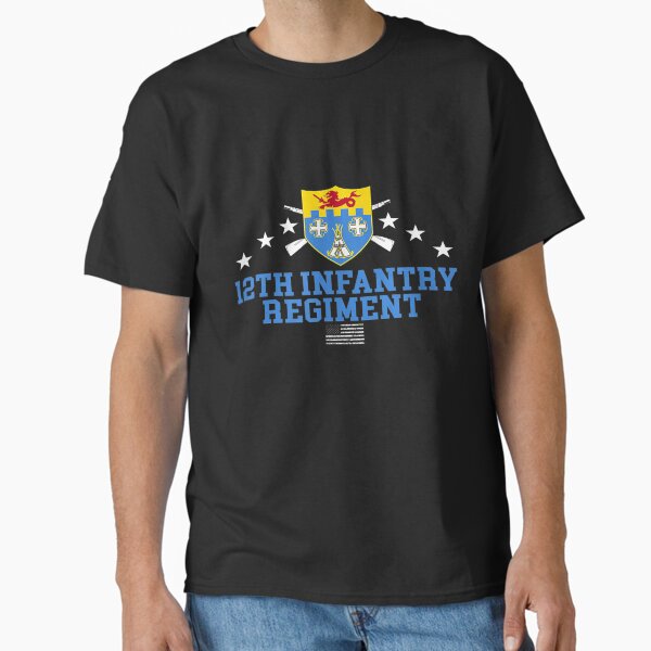 12th Infantry Regiment - Adult & Kids T-Shirts, Sweatshirts & Hoodies apparel design preview 1