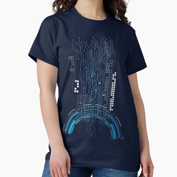 Wire Mesh Technology Pattern - Adult & Kids T-Shirts, Sweatshirts & Hoodies apparel design preview 1