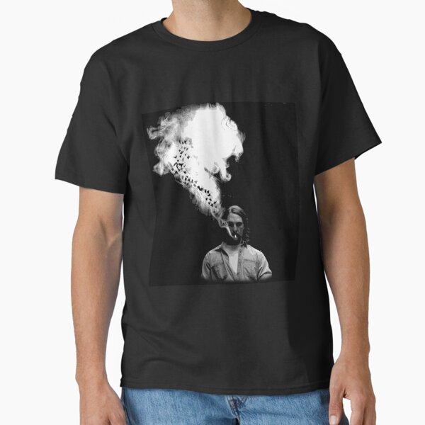 Rustin Cohle from True Detective Smoking a Cigarette - Adult & Kids T-Shirts, Sweatshirts & Hoodies apparel design preview 1