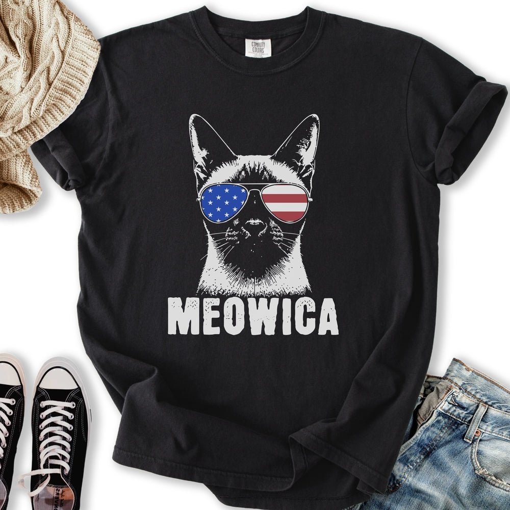 Meowica Siamese - Adult & Kids T-Shirts, Sweatshirts & Hoodies apparel design preview 1