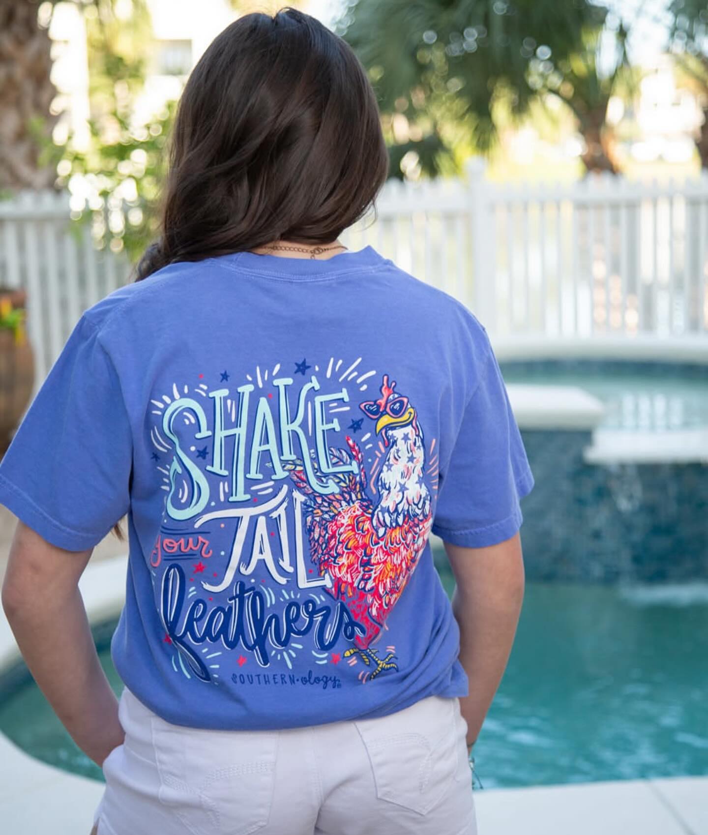 Southernology Shake Your Tail Feathers USA Comfort - Adult & Kids T-Shirts, Sweatshirts & Hoodies apparel design preview 1