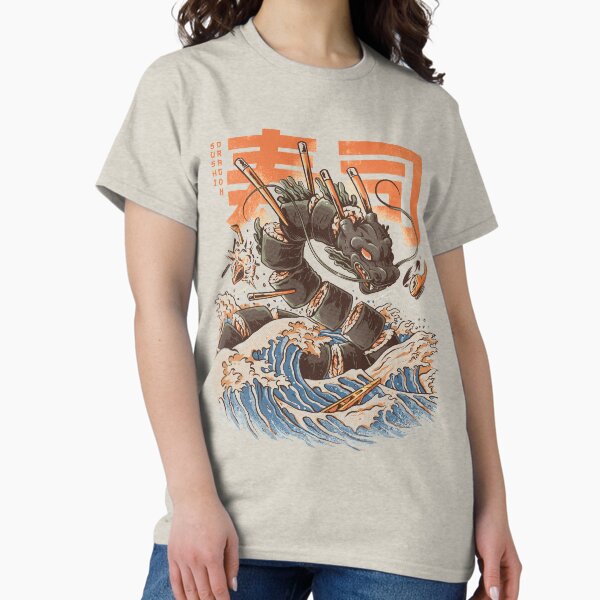 Great Sushi Dragon - Adult & Kids T-Shirts, Sweatshirts & Hoodies apparel design preview 1