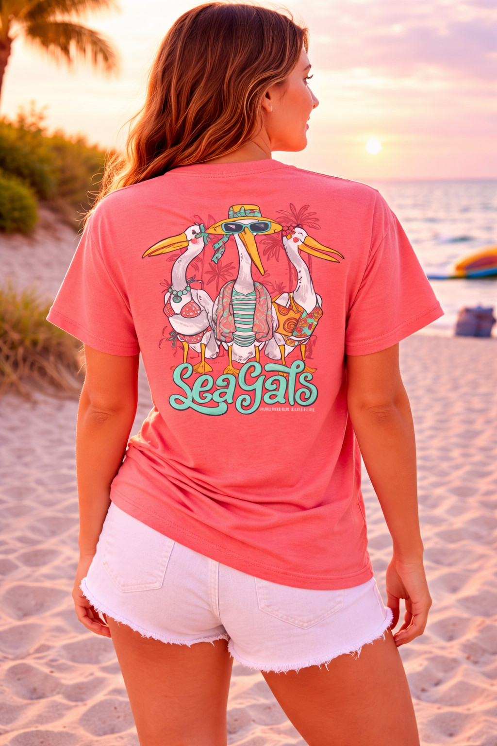 Southern Couture Classic SeaGals - Adult & Kids T-Shirts, Sweatshirts & Hoodies apparel design preview 1