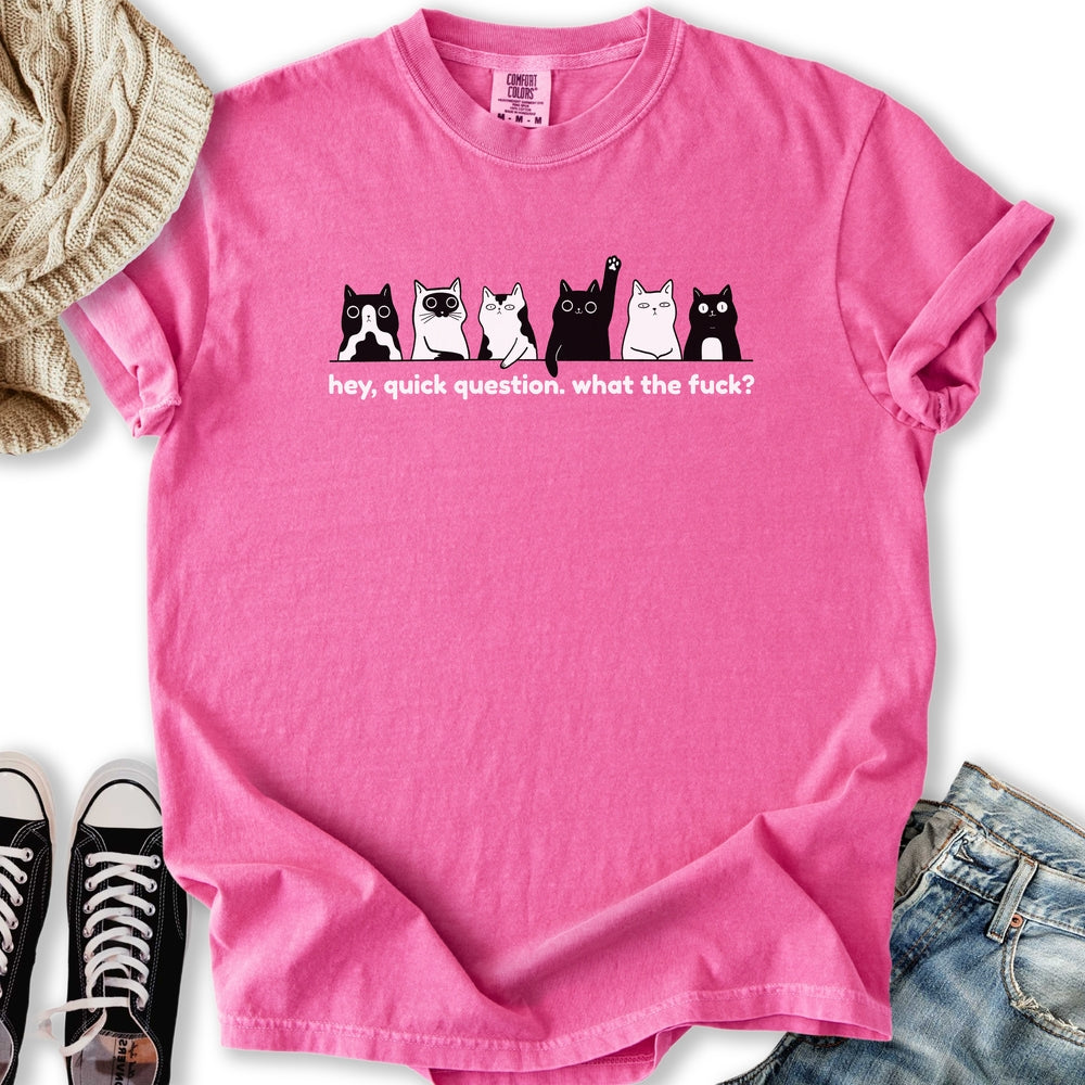 Hey Quick Question - Adult & Kids T-Shirts, Sweatshirts & Hoodies apparel design preview 2