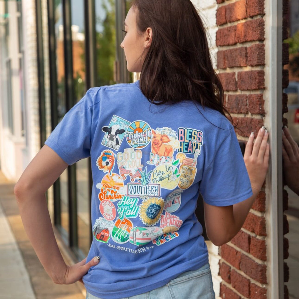 Southernology Talk Southern Decals Comfort Colors - Adult & Kids T-Shirts, Sweatshirts & Hoodies apparel design preview 1