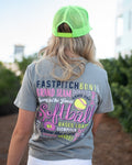 Southernology Softball Sayings Comfort Colors - Adult & Kids T-Shirts, Sweatshirts & Hoodies apparel design preview 1