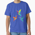 Hummingbirds Times Three - Adult & Kids T-Shirts, Sweatshirts & Hoodies apparel design preview 1