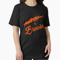Baltimore Brooks Orange Stencil - Adult & Kids T-Shirts, Sweatshirts & Hoodies apparel design preview 1