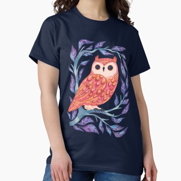 Owl Sitting In A Tree - Adult & Kids T-Shirts, Sweatshirts & Hoodies apparel design preview 1