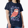 Owl Sitting In A Tree - Adult & Kids T-Shirts, Sweatshirts & Hoodies apparel design preview 1