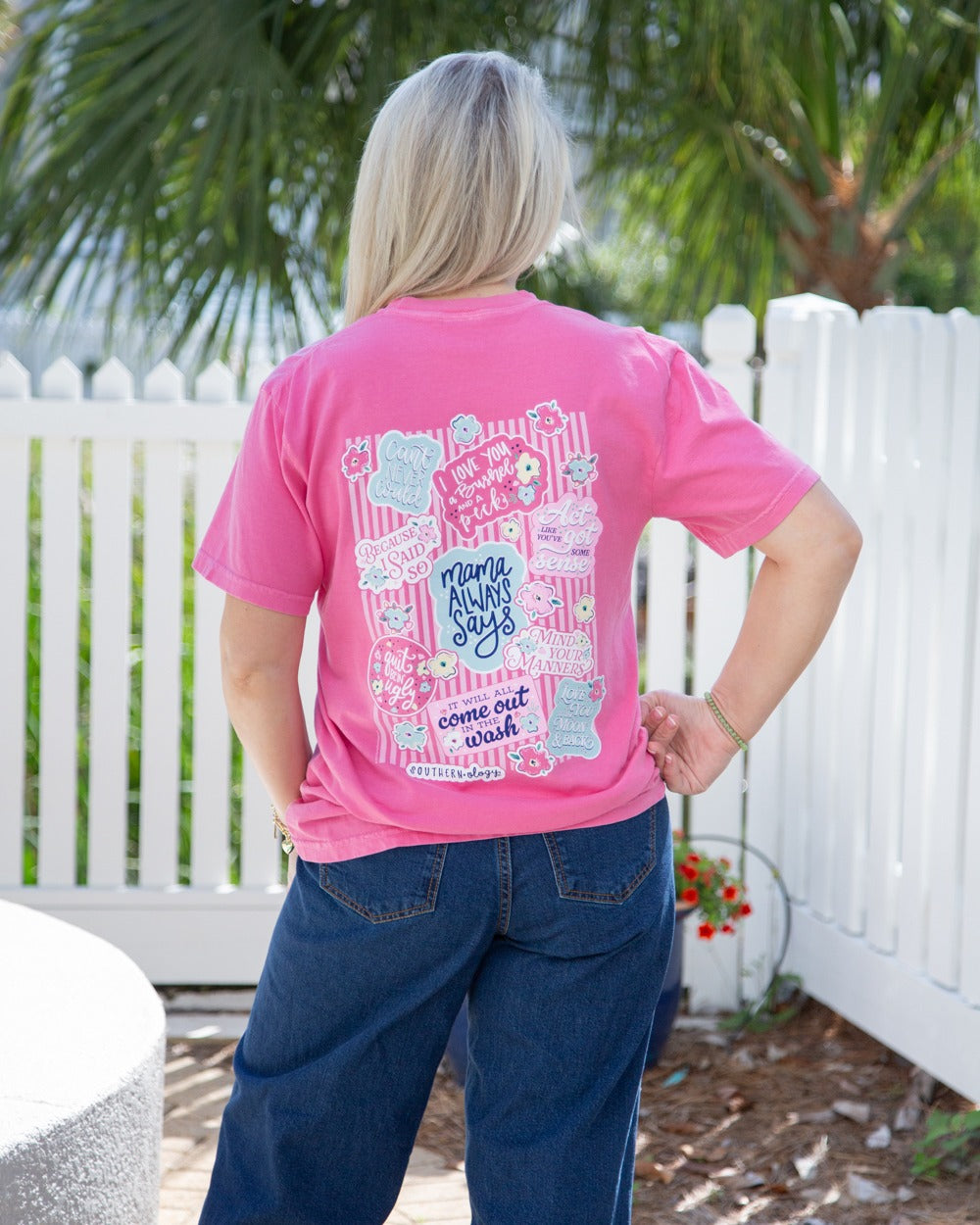 Southernology Mama Says Decals Comfort Colors - Adult & Kids T-Shirts, Sweatshirts & Hoodies apparel design preview 1