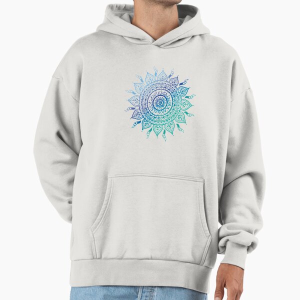 Blue Gradient Mandala - Adult & Kids T-Shirts, Sweatshirts & Hoodies apparel design preview 1