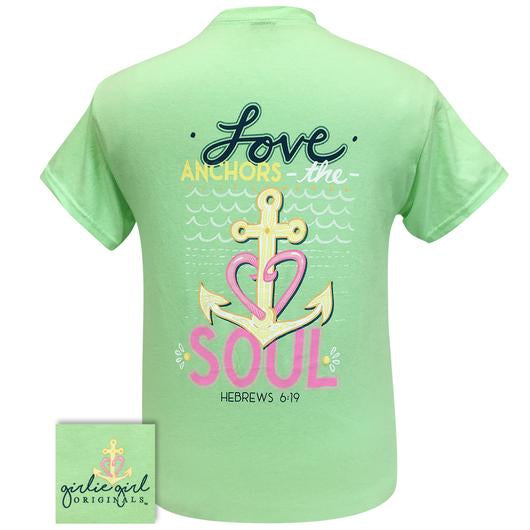 Girlie Girl Originals Preppy Love Anchors - Adult & Kids T-Shirts, Sweatshirts & Hoodies apparel design preview 1