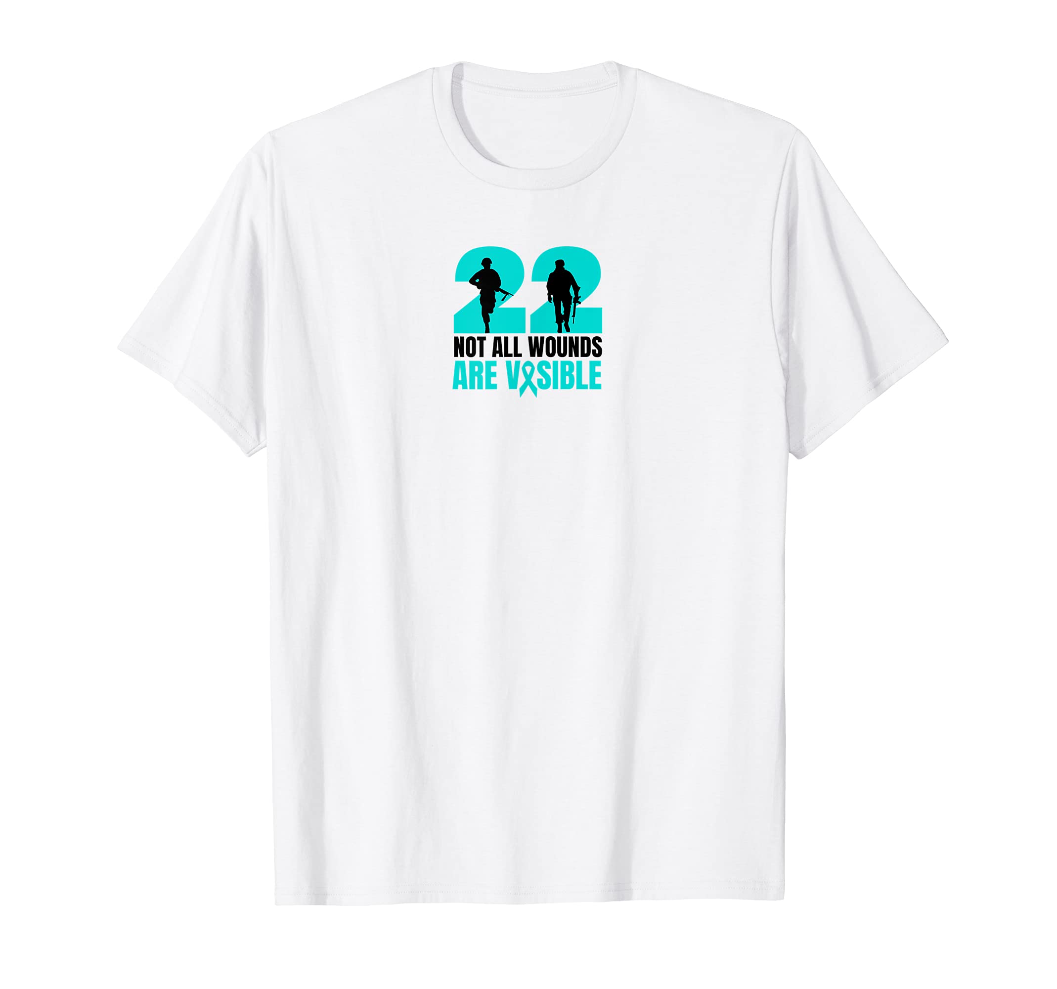 Ptsd Awareness Month 22 Support Veterans T-Shirt - Trendy Graphic Unisex - T-Shirt, Sweatshirt, Hoodie