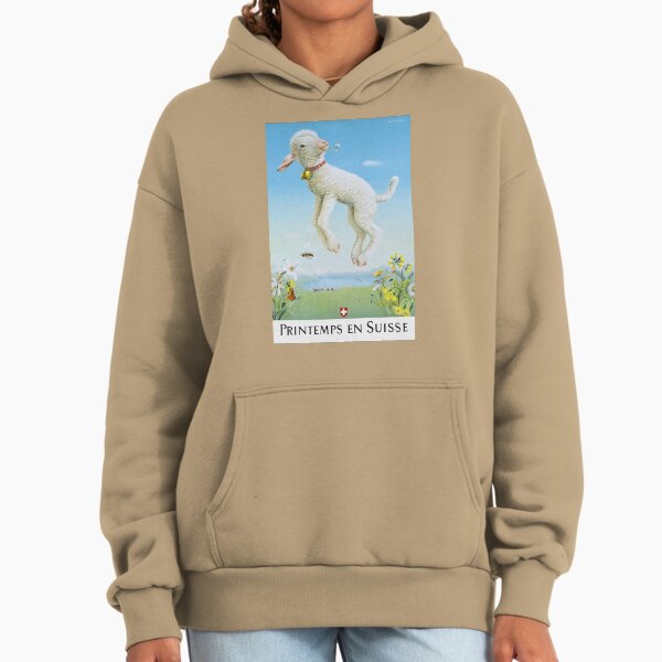 1945 Spring In Switzerland Travel Poster - Adult & Kids T-Shirts, Sweatshirts & Hoodies apparel design preview 1