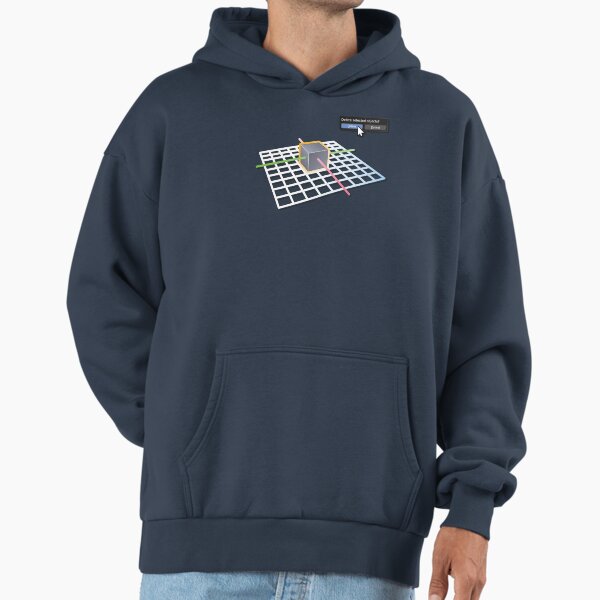 Blender Delete Default Cube - Adult & Kids T-Shirts, Sweatshirts & Hoodies apparel design preview 1