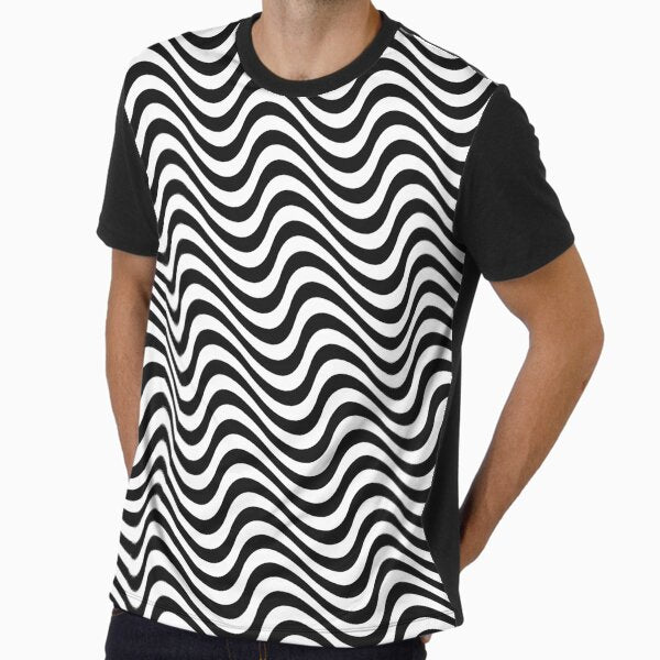 Black White Color waves Style Artist Palette cool - Adult & Kids T-Shirts, Sweatshirts & Hoodies apparel design preview 1