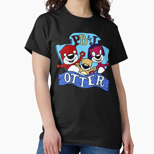 PB and J Otter Logo Fan Art - Adult & Kids T-Shirts, Sweatshirts & Hoodies apparel design preview 1