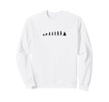 Zen Buddha Evolution Meditation Sweatshirt - Graphic Print Unisex - T-Shirt, Sweatshirt, Hoodie