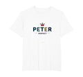 Peter Peter Royal Crown Typography Art T-Shirt - Unique Graphic for Adults - T-Shirt, Sweatshirt, Hoodie