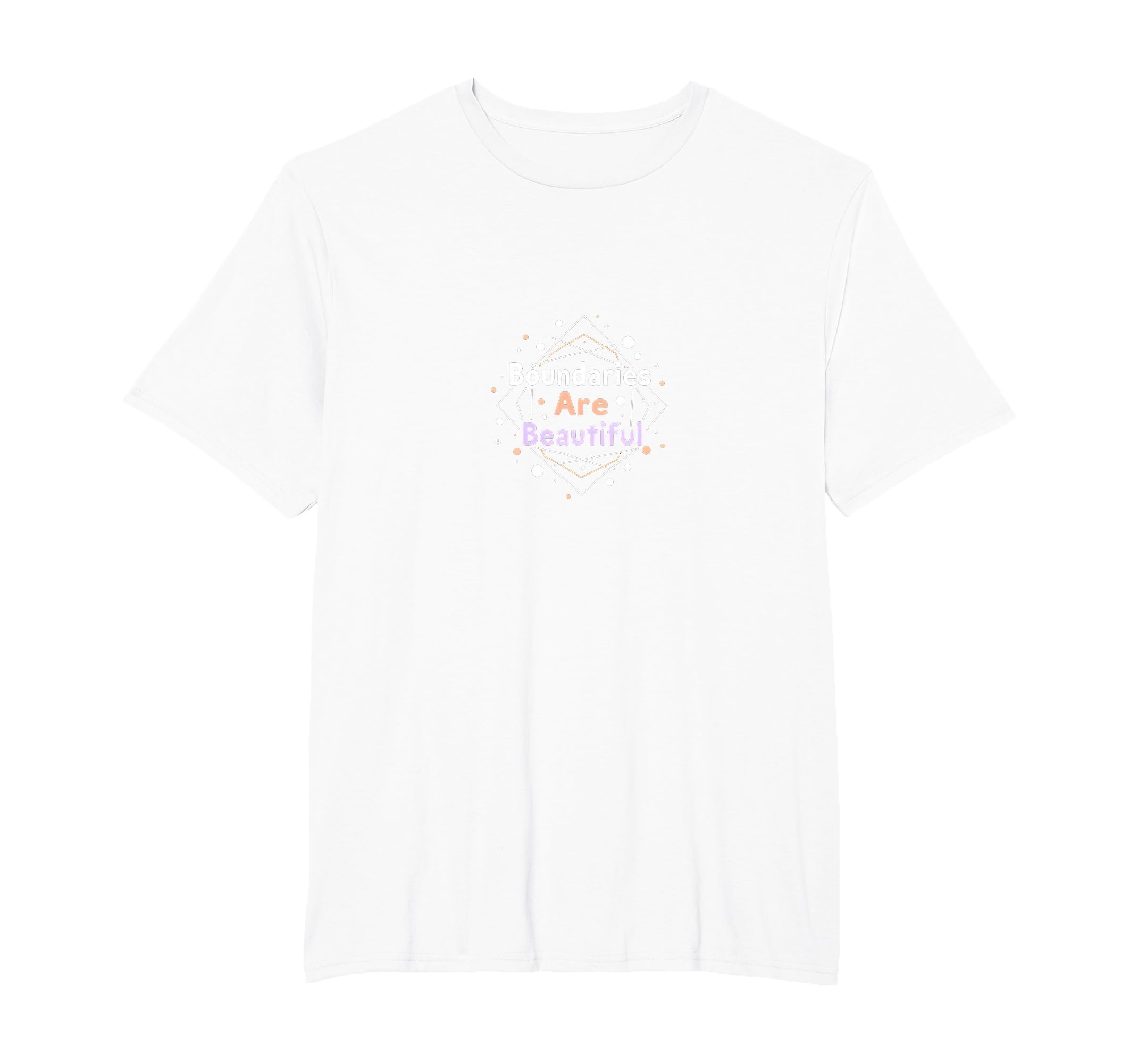 Boundaries Are Beautiful Empowering Self T-Shirt - Minimalist Print Unisex - T-Shirt, Sweatshirt, Hoodie