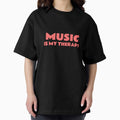 Music Is My Therapy - Adult & Kids T-Shirts, Sweatshirts & Hoodies apparel design preview 1