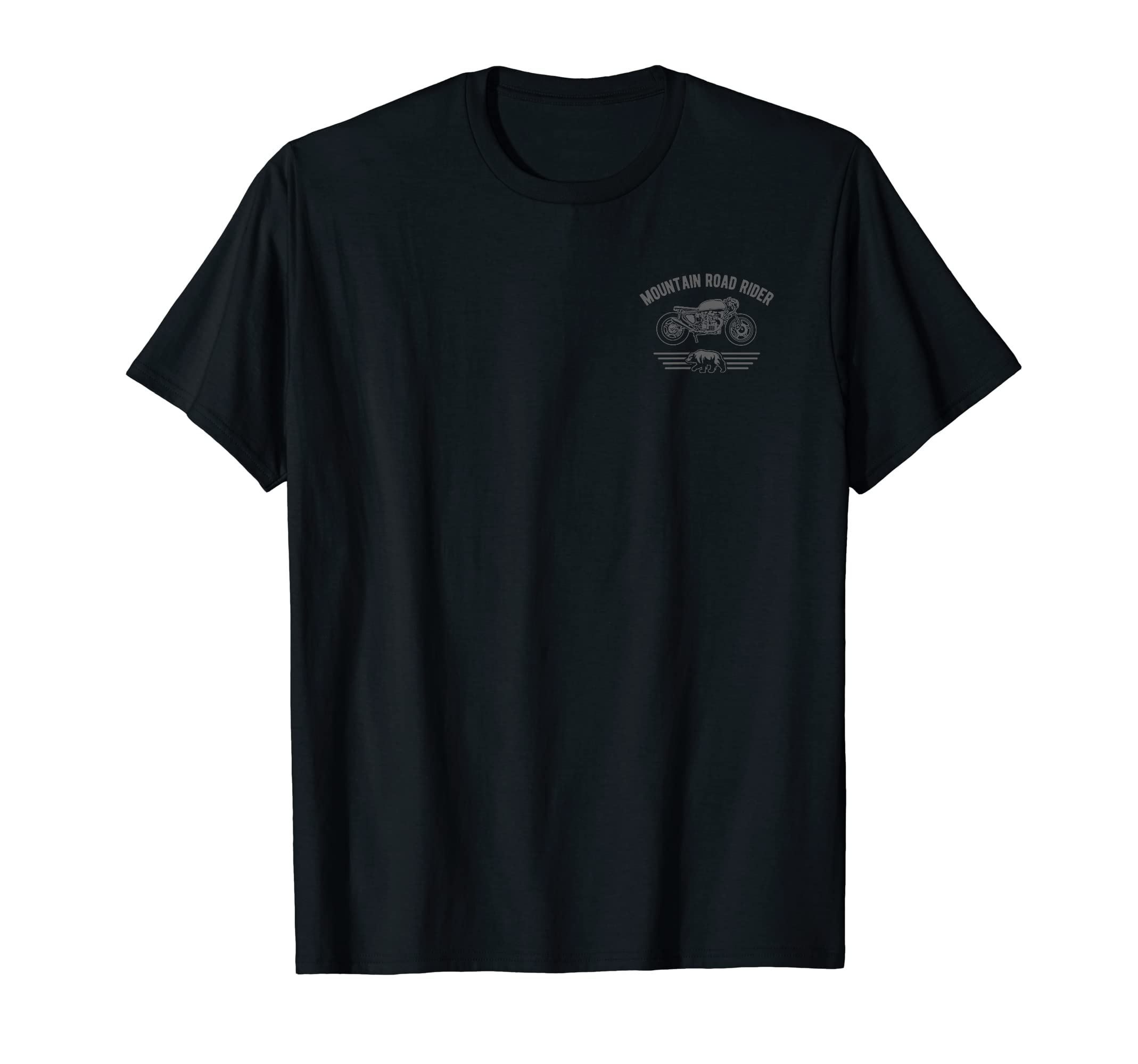 Mountain Road Rider Motorcycle T-Shirt - Minimalist Print Unisex - T-Shirt, Sweatshirt, Hoodie