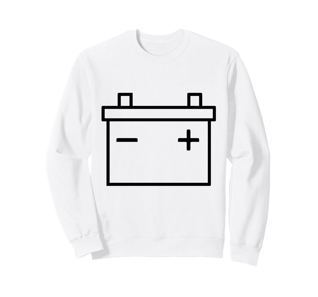 Car Battery Symbol Truck Mechanic Sweatshirt - Novelty Apparel Unisex - T-Shirt, Sweatshirt, Hoodie