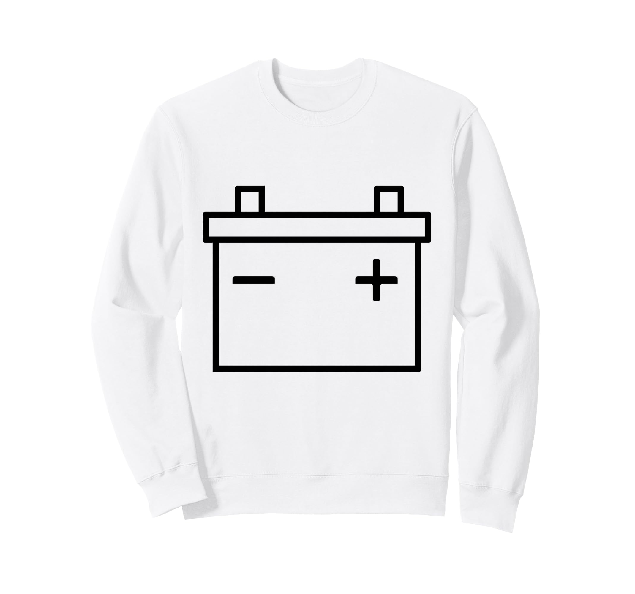 Car Battery Symbol Truck Mechanic Sweatshirt - Novelty Apparel Unisex - T-Shirt, Sweatshirt, Hoodie