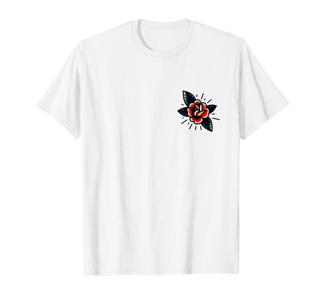 Small Flow Tattoo Traditional Flash T-Shirt - Unique Graphic for Adults - T-Shirt, Sweatshirt, Hoodie
