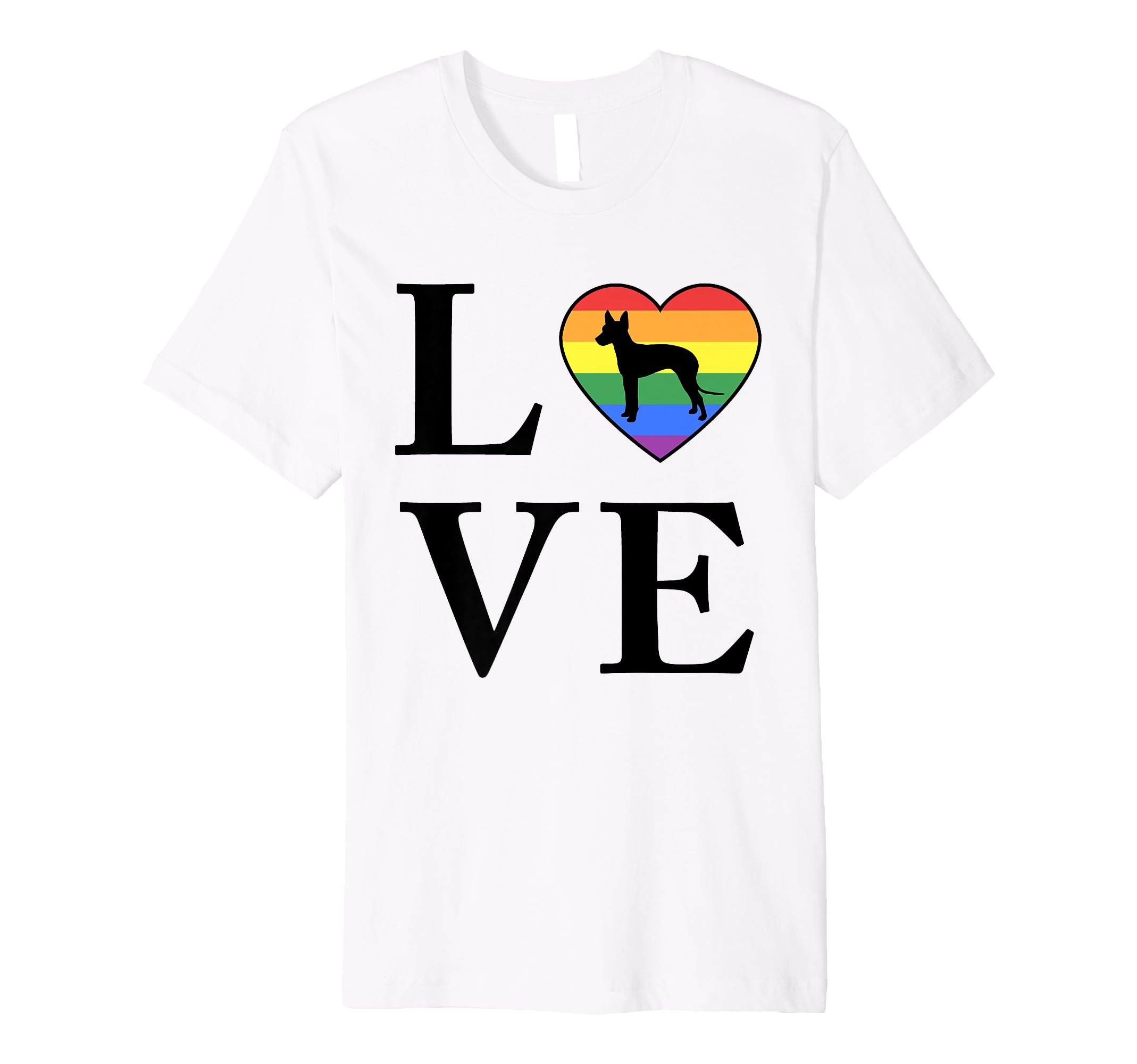 Dog Breed Mexican Hairless Word Love T-Shirt - Trendy Graphic Unisex - T-Shirt, Sweatshirt, Hoodie