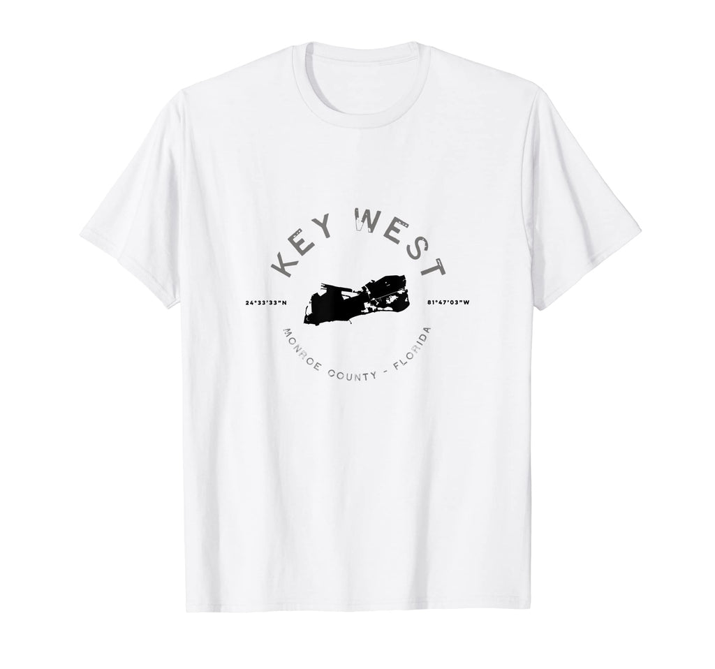 Key West Florida T T-Shirt - Fun Novelty Design for Adults - T-Shirt, Sweatshirt, Hoodie