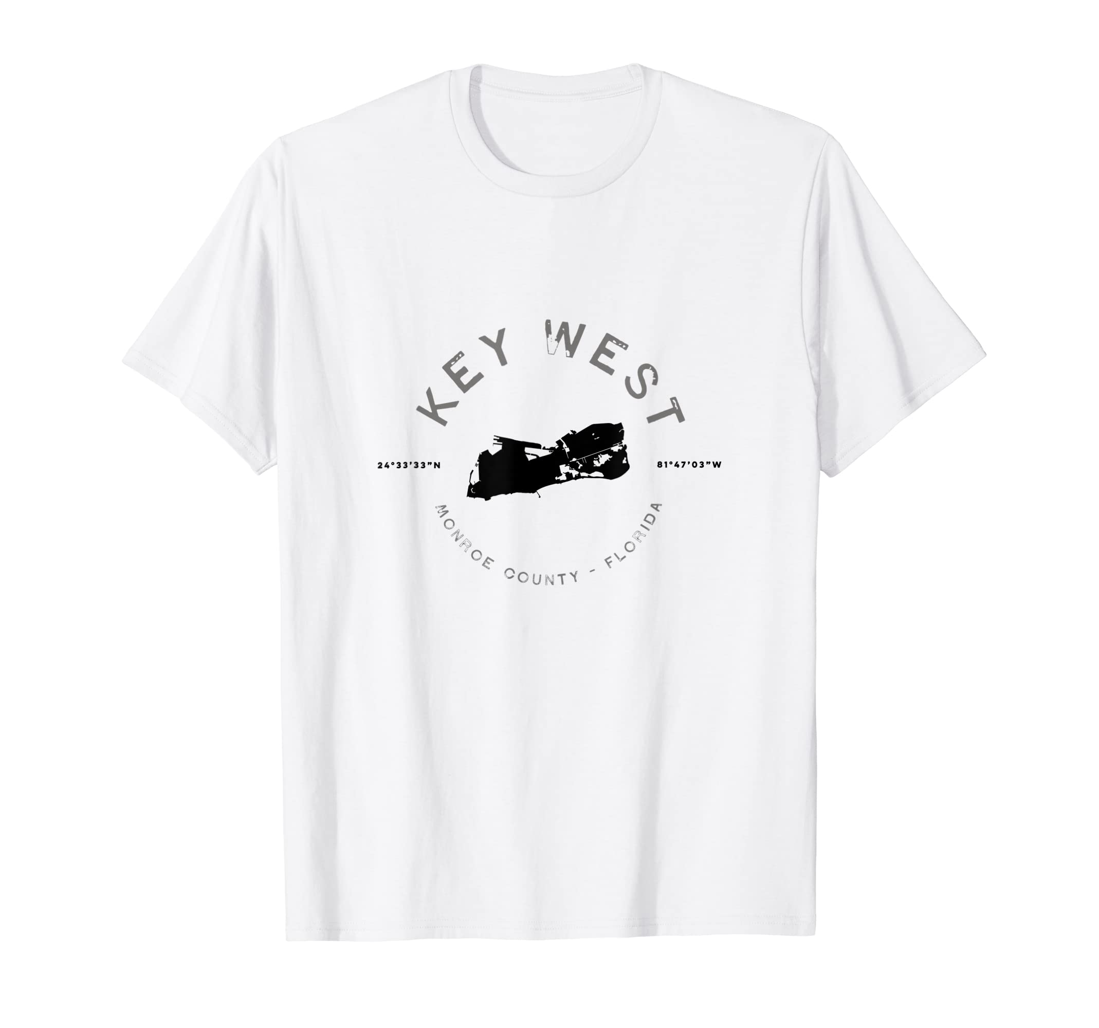 Key West Florida T T-Shirt - Fun Novelty Design for Adults - T-Shirt, Sweatshirt, Hoodie