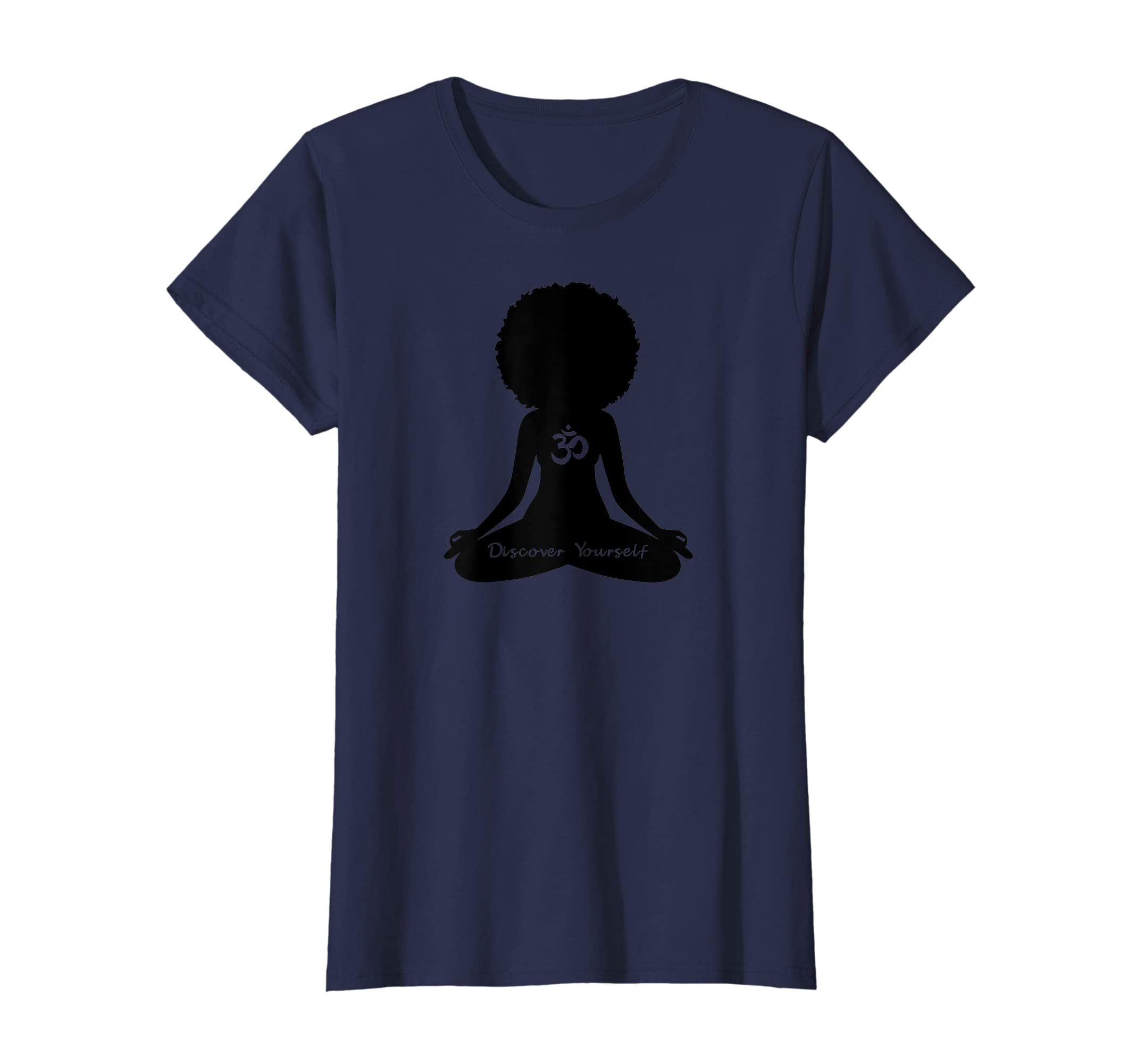Womens Discover Yourself Curly Hair T-Shirt - Unique Graphic Men Women - T-Shirt, Sweatshirt, Hoodie