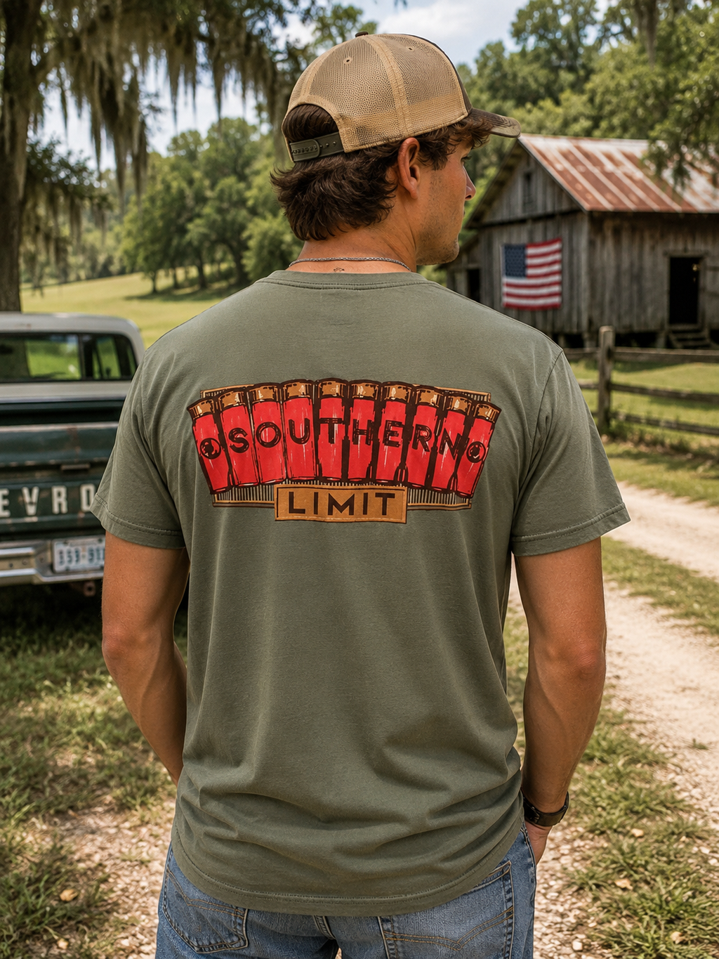 Southern Limits Shotgun Shells - Adult & Kids T-Shirts, Sweatshirts & Hoodies apparel design preview 1