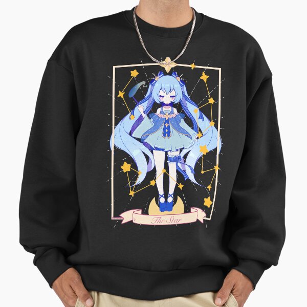 Hatsune Miku Fanart -The star - Adult & Kids T-Shirts, Sweatshirts & Hoodies apparel design preview 1