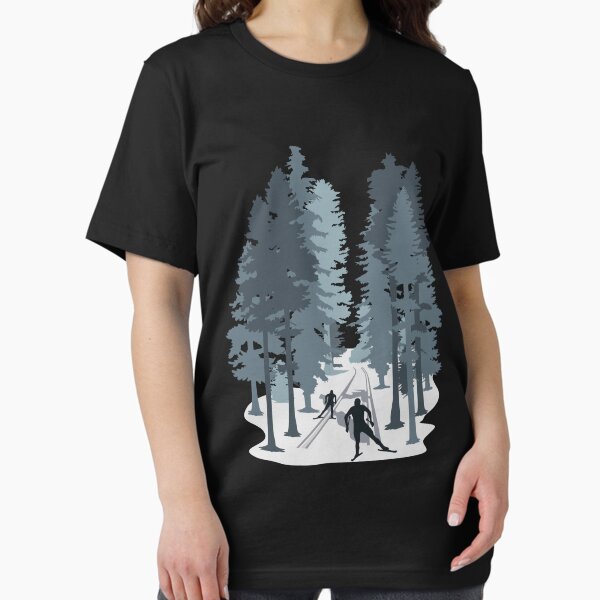 Cross-country skiing, cross country skier and winter - Adult & Kids T-Shirts, Sweatshirts & Hoodies apparel design preview 1