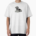 Cute dog sits on stacked blankets - Adult & Kids T-Shirts, Sweatshirts & Hoodies apparel design preview 1