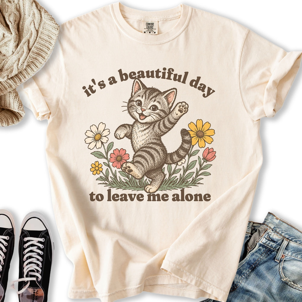 Beautiful Day Cat - Adult & Kids T-Shirts, Sweatshirts & Hoodies apparel design preview 1