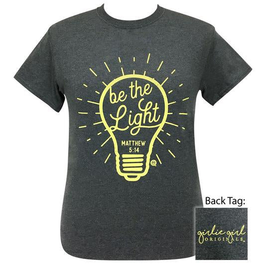 Girlie Girl Originals Preppy Be The Light - Adult & Kids T-Shirts, Sweatshirts & Hoodies apparel design preview 1