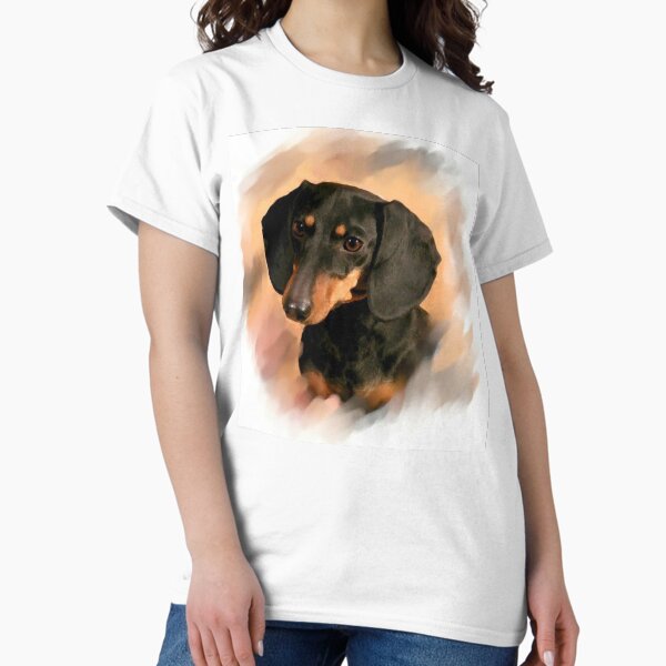 Dachshund Dog Photo Portrait - Adult & Kids T-Shirts, Sweatshirts & Hoodies apparel design preview 1