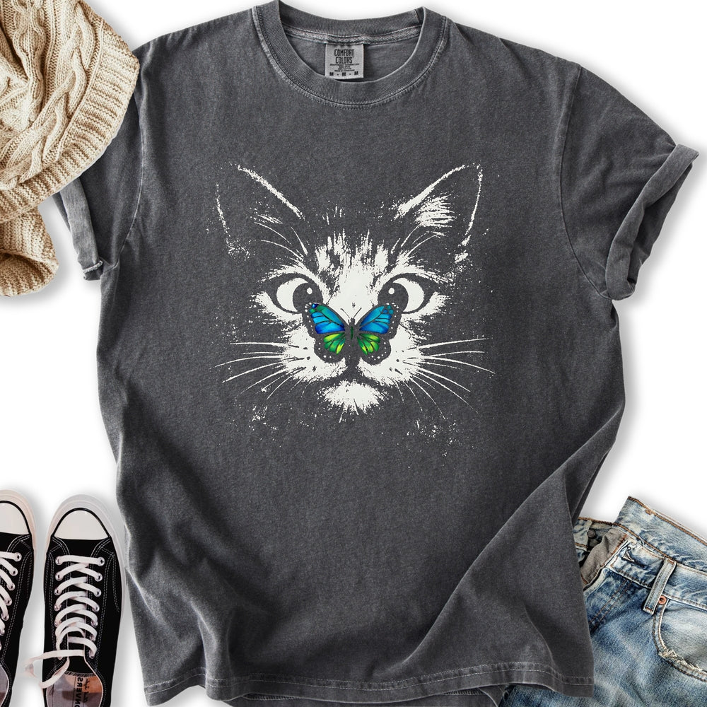 Butterfly Cat - Adult & Kids T-Shirts, Sweatshirts & Hoodies apparel design preview 2