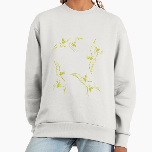 Bright colorful Golden Crane - Adult & Kids T-Shirts, Sweatshirts & Hoodies apparel design preview 1