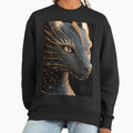 Dragon Mythic Power Golden Line Fantasy Art - Adult & Kids T-Shirts, Sweatshirts & Hoodies apparel design preview 1